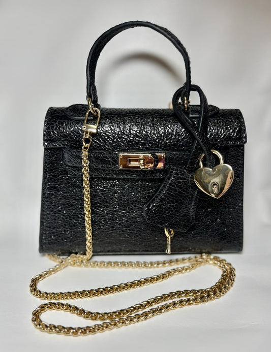 Mini Kelly Handcrafted Genuine Leather Handle Bag