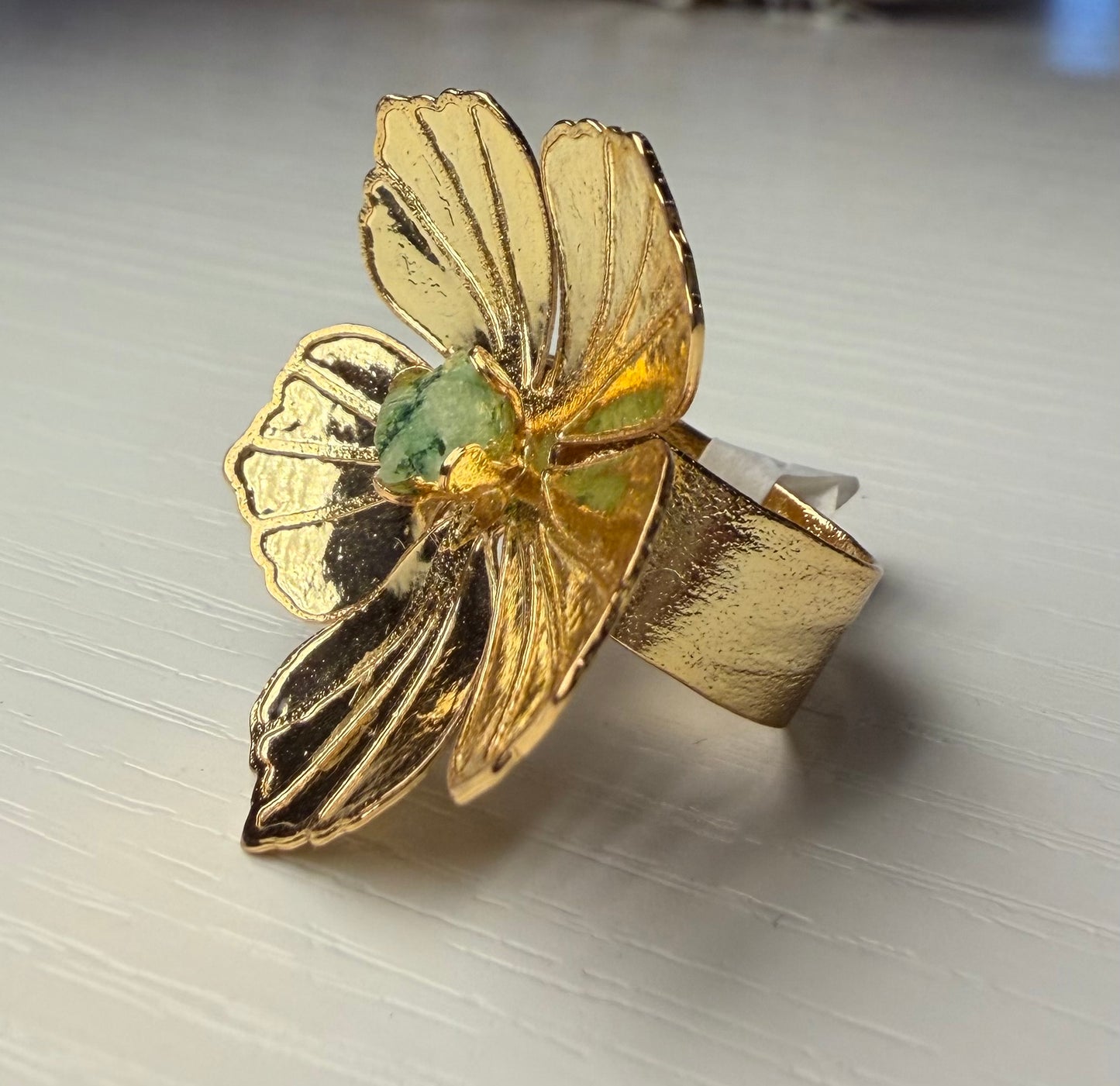 Verdant Flower Ring