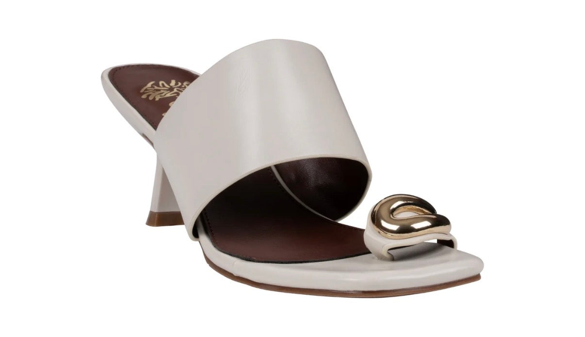 Carmela Ivory Toe Ring Dress Sandals