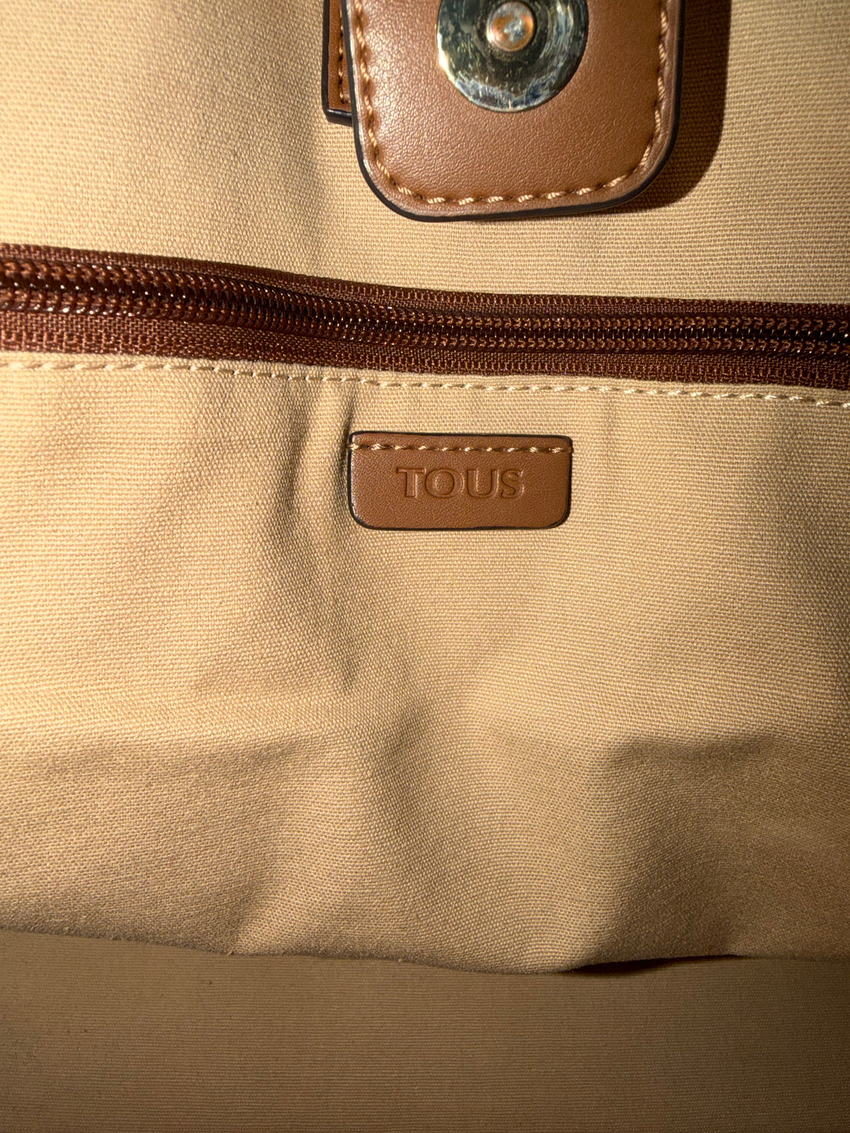 TOUS Amaya Kaos Icon Multi Beige XL Tote