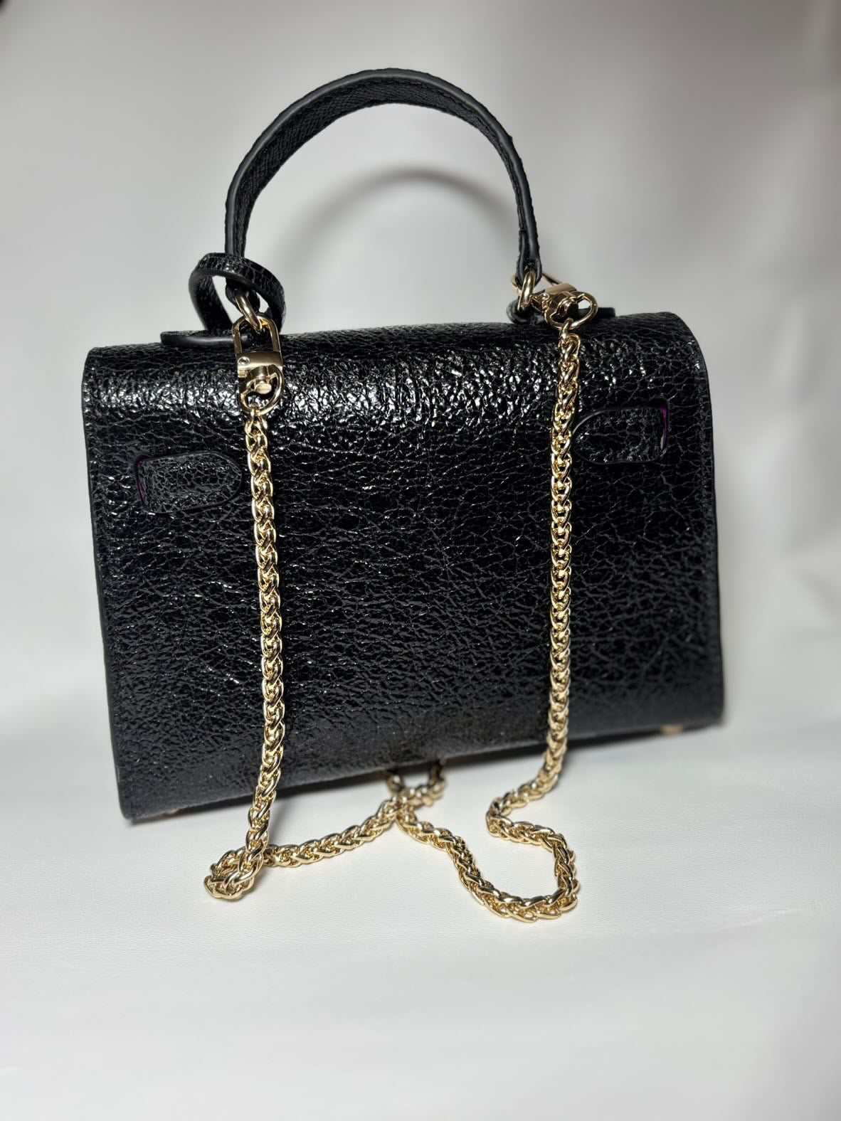 Mini Kelly Handcrafted Genuine Leather Handle Bag