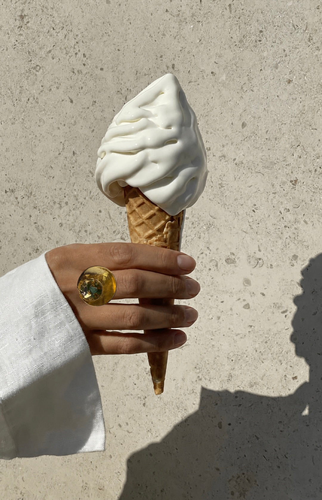 Emerald Orbit Ring