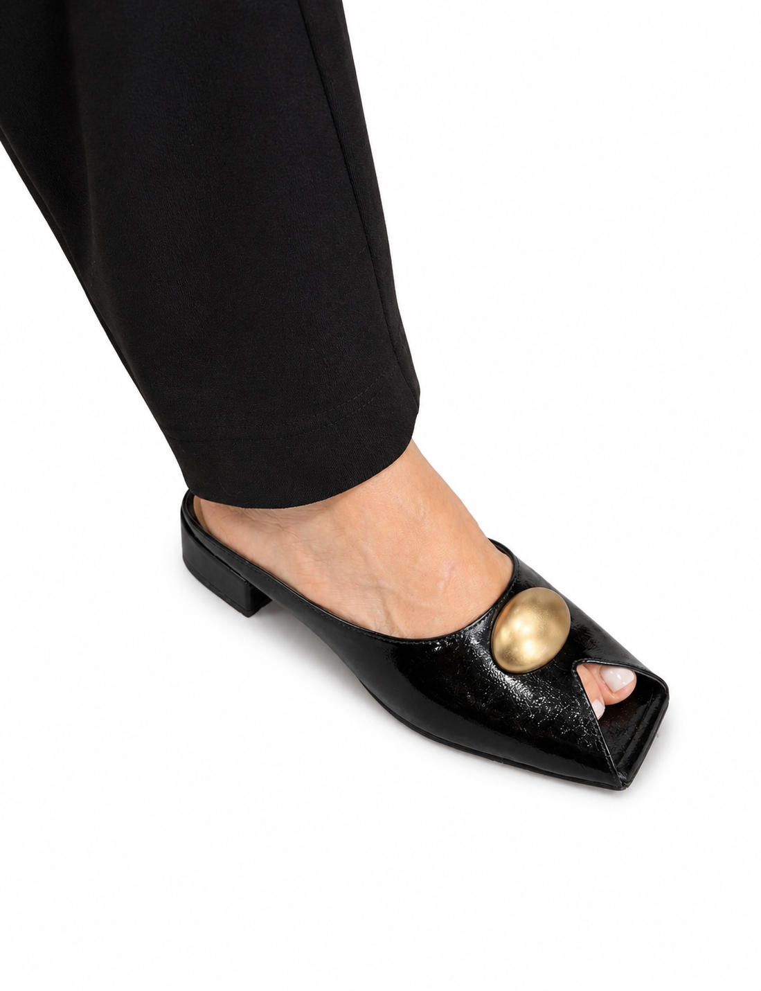 Bruno Menegatti Orly Black Mule