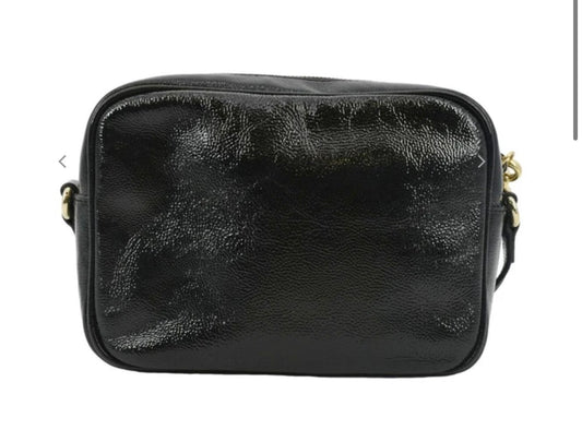 GUCCI
Black Patent Leather Soho Disco Small Shoulder Bag