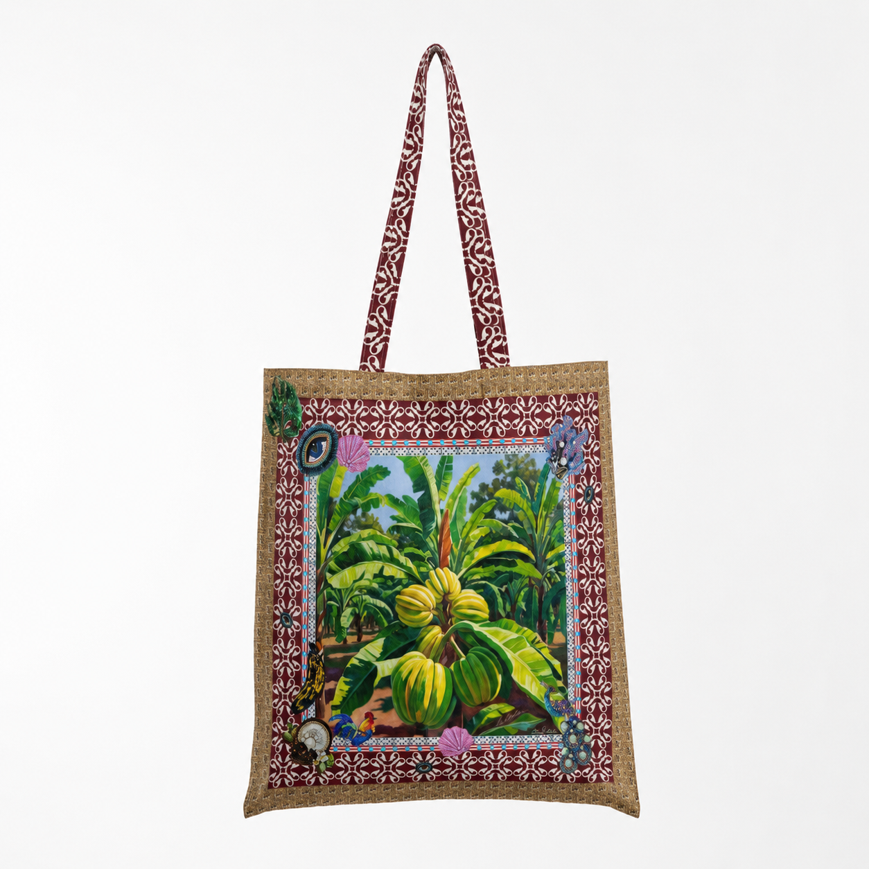 Dominó Tropical Tote Bag