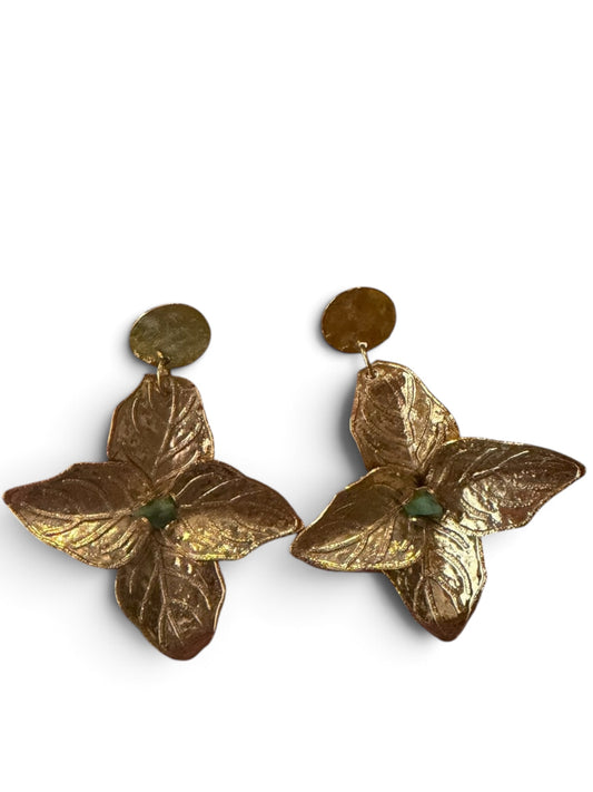 Pantallas Flor Esmeralda — Baño en Oro