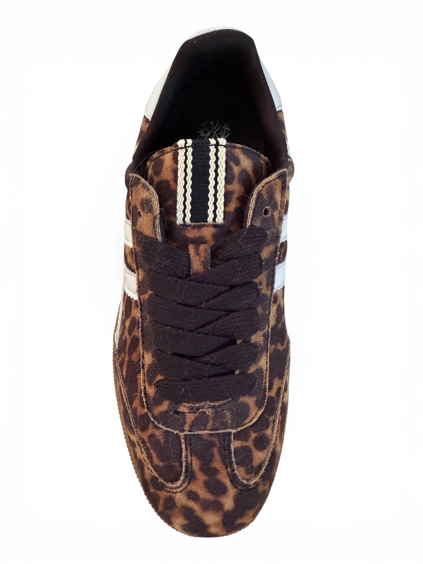 Dakkah Leopard Print Lace Up Sneaker